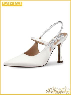 Kitten Heel Pumps Rhinestone Bow Satin Wedding Party Heels